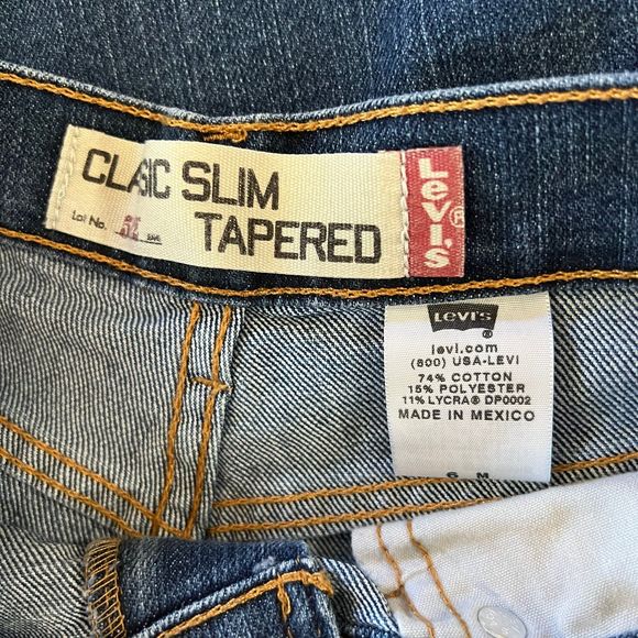 LEVIS 512 Classic Slim Tapered Vintage Relaxed Jeans Women’s Size 6 - Picture 8 of 11